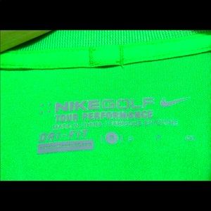 NWOT- Coral Ridge Country Club Neon Green Nike Golf Polo